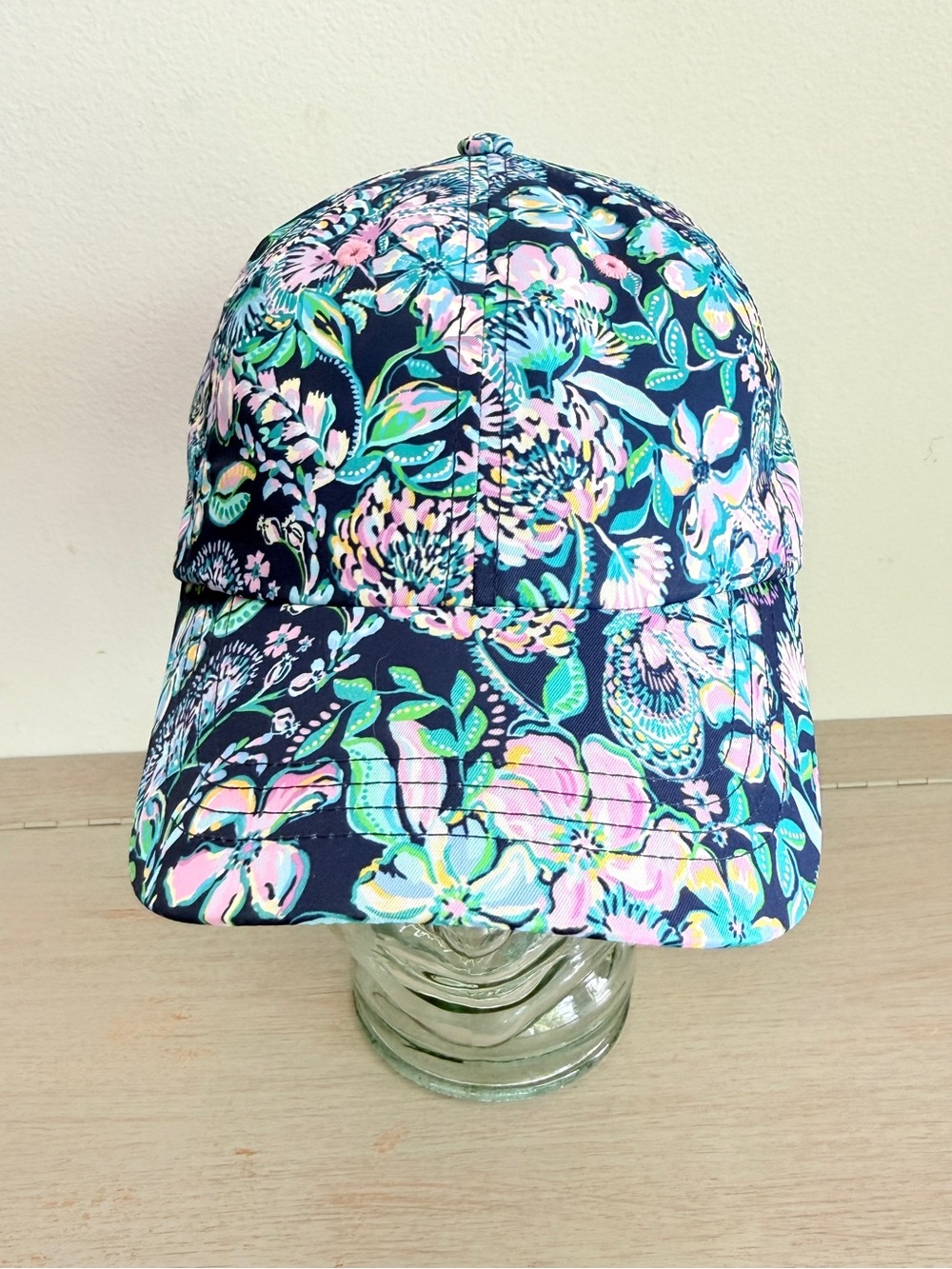 Lily Pulitzer Run Around Hat High Tide Navy Shes Got Sol Baseball Cap One Size